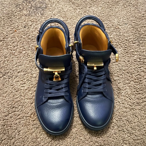 Buscemi Shoes Navy Blue Buscemi Sneakers Size Poshmark